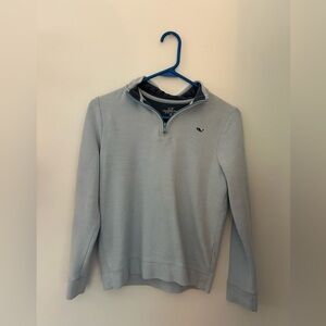 Preppy Light blue zip up pull over size: girls 14